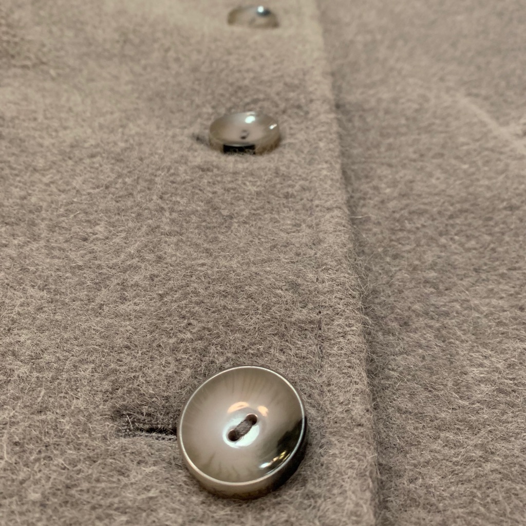 Katherine Kelly Wool & Alpaca Gray Blend Coat